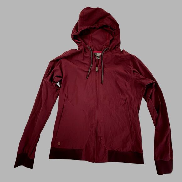 Outdoor Research Ferrosi Metro Hoody Full Zip Jacket Women Large Burgundy Red - Picture 2 of 12